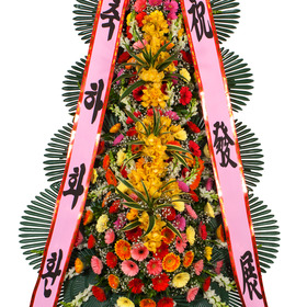 축하4단 화환(특대)